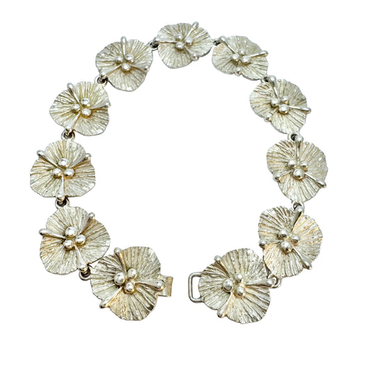 NOR, Finland 1982. Vintage Sterling Silver Bracelet.