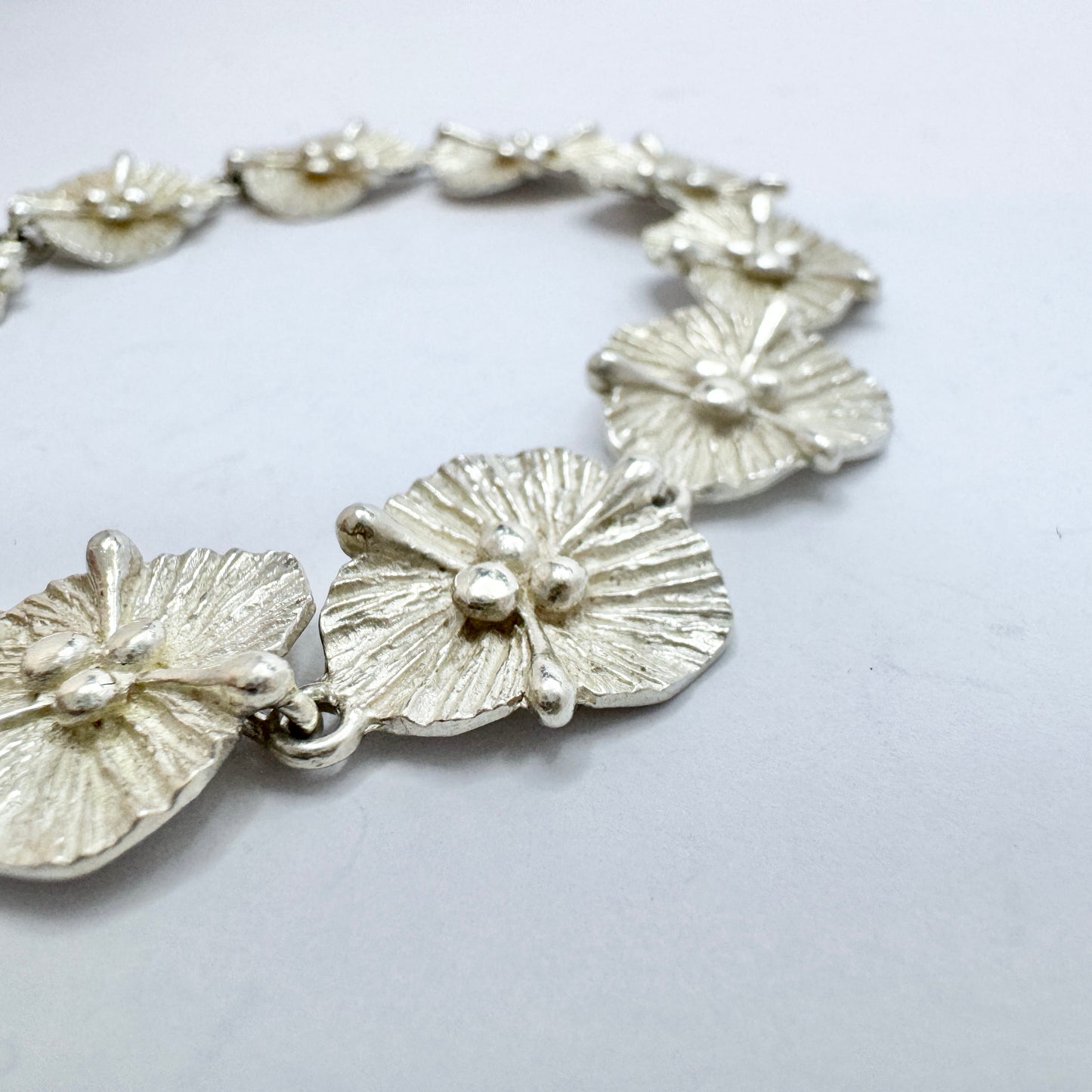 NOR, Finland 1982. Vintage Sterling Silver Bracelet.