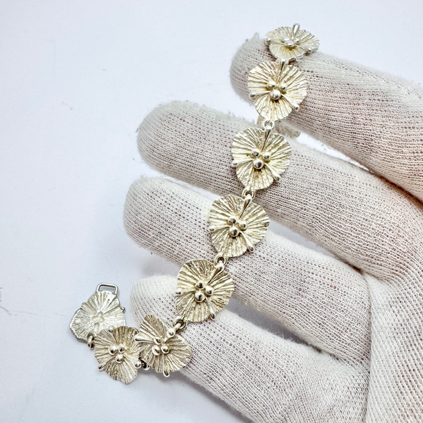 NOR, Finland 1982. Vintage Sterling Silver Bracelet.