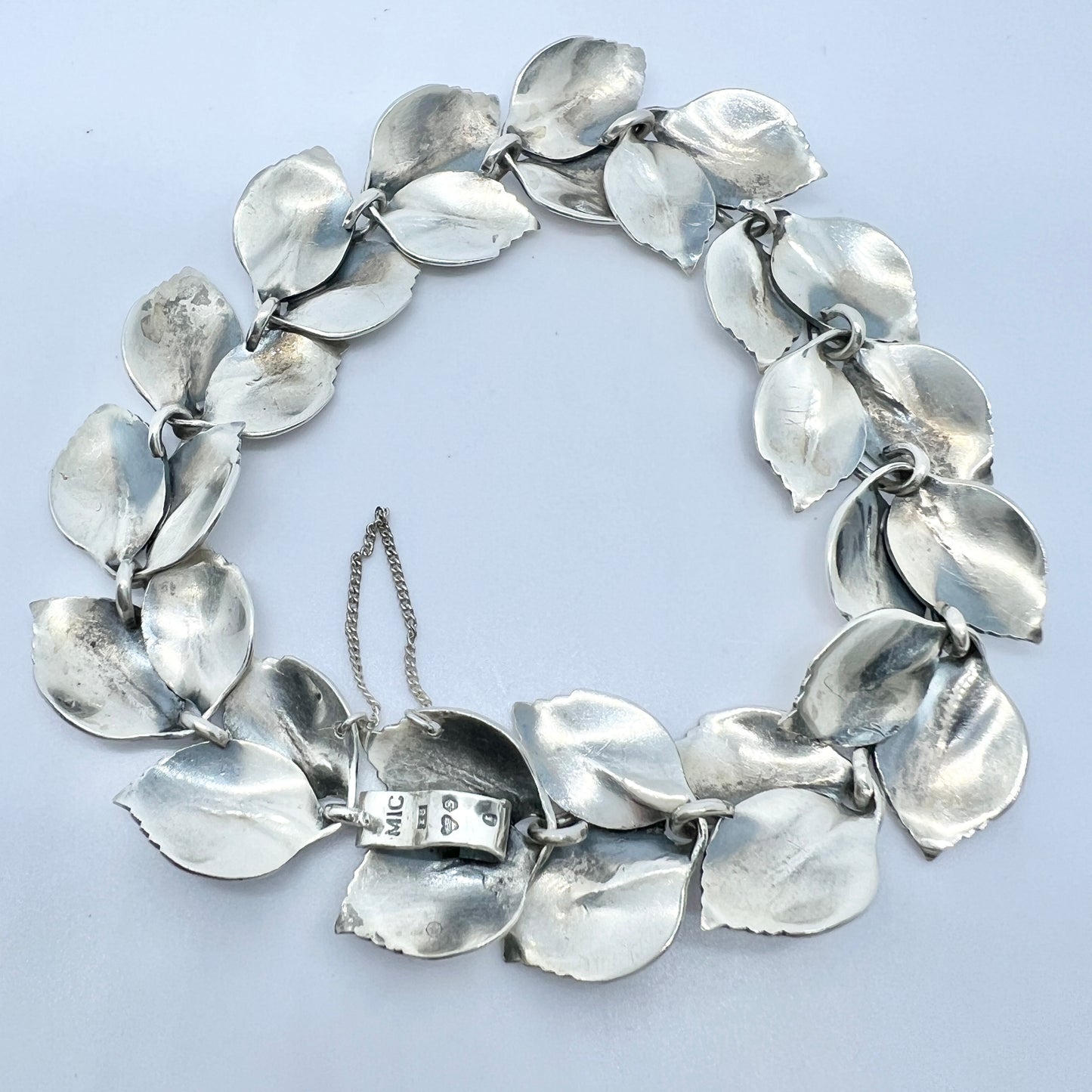 Michelsen, Sweden 1949. Vintage Sterling Silver Bracelet. Design by Gertrud Engel