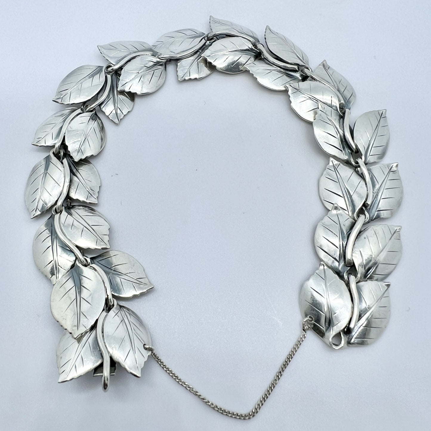 Michelsen, Sweden 1949. Vintage Sterling Silver Bracelet. Design by Gertrud Engel