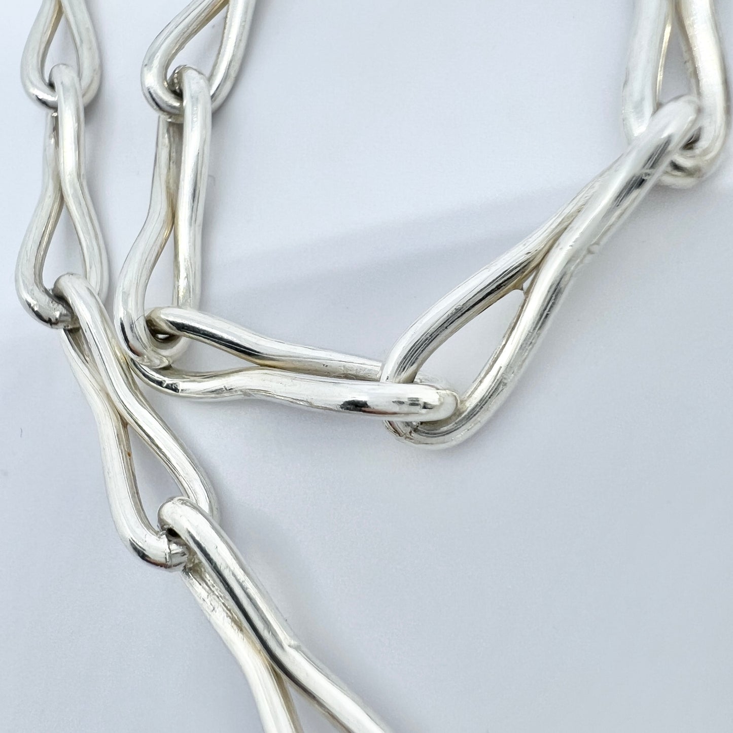 Arne Johansen, Denmark 1960-70s. Vintage Sterling Silver Necklace.