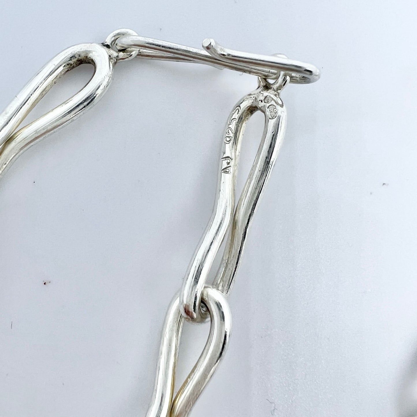 Arne Johansen, Denmark 1960-70s. Vintage Sterling Silver Necklace.