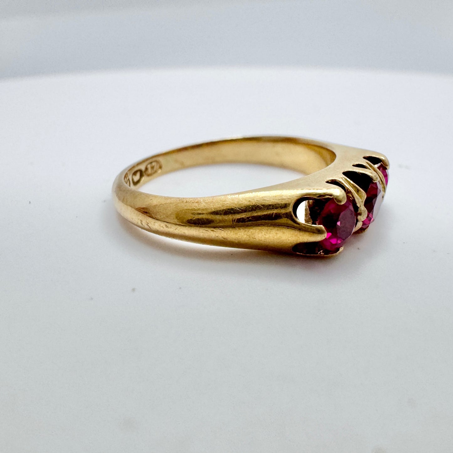 N Westerback, Finland 1972. Vintage 14k Gold Sapphire Ring