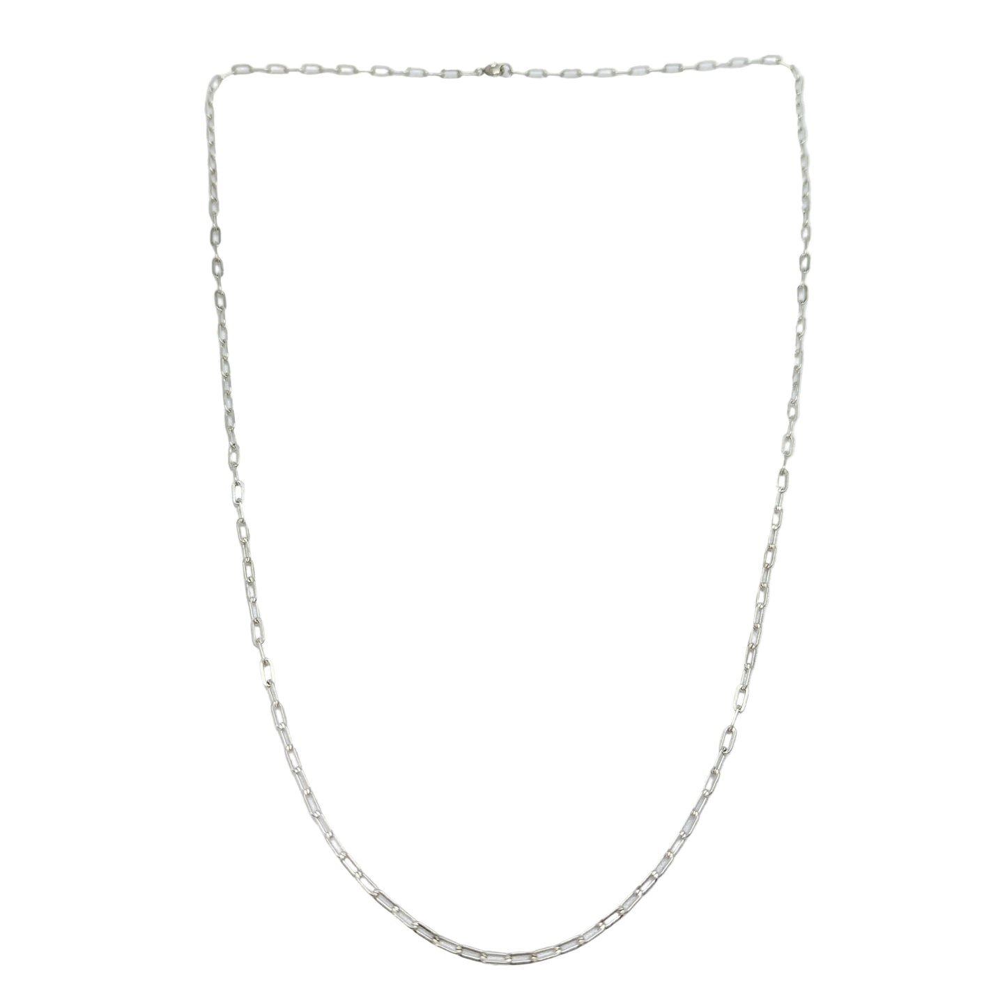 Vintage c 1960-70s Solid Silver Versatile Chain Necklace.