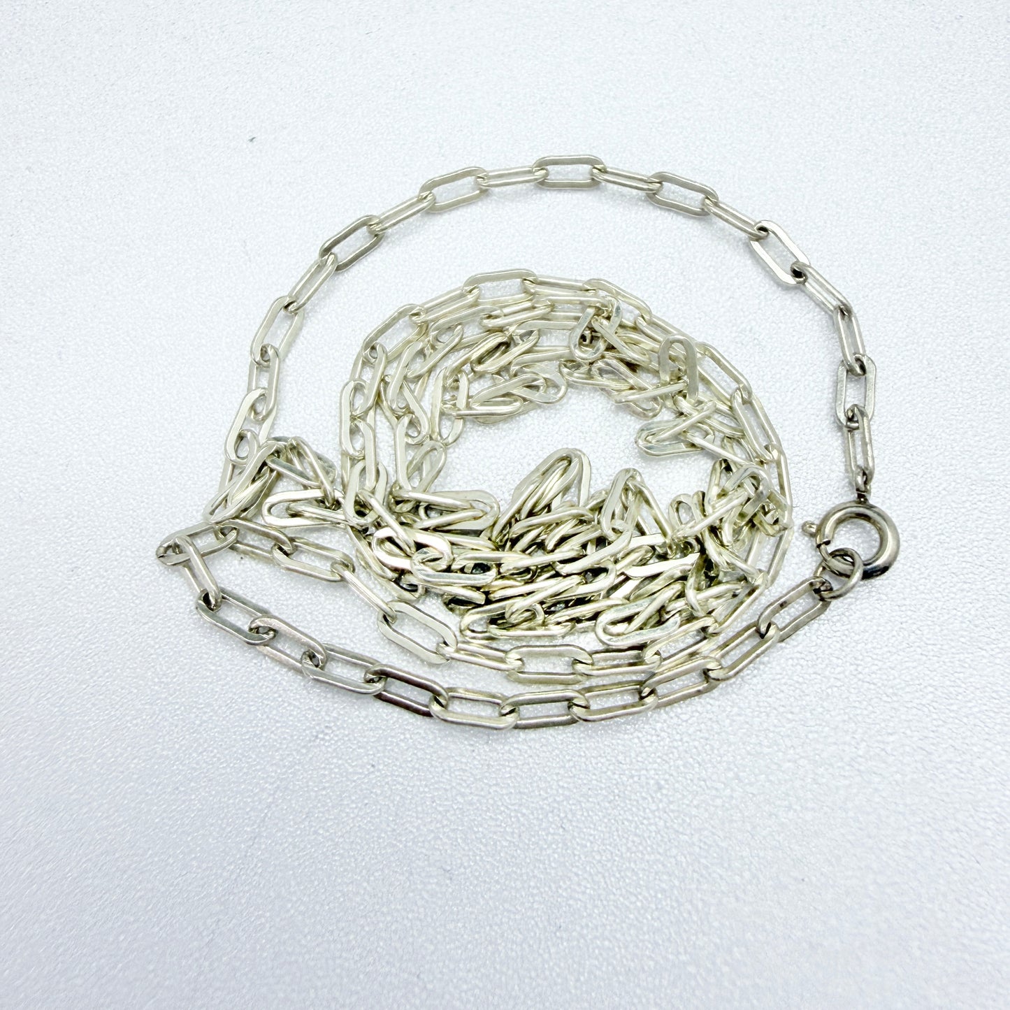 Vintage c 1960-70s Solid Silver Versatile Chain Necklace.