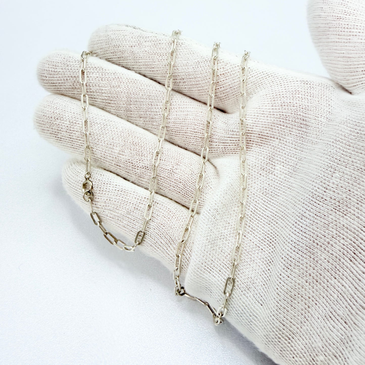 Vintage c 1960-70s Solid Silver Versatile Chain Necklace.