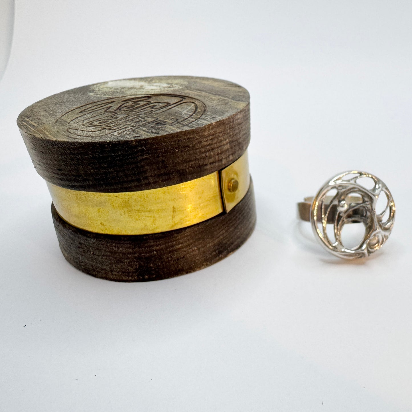 Karl Laine for Sten & Laine, Finland 1974. Vintage Sterling Silver  Ring