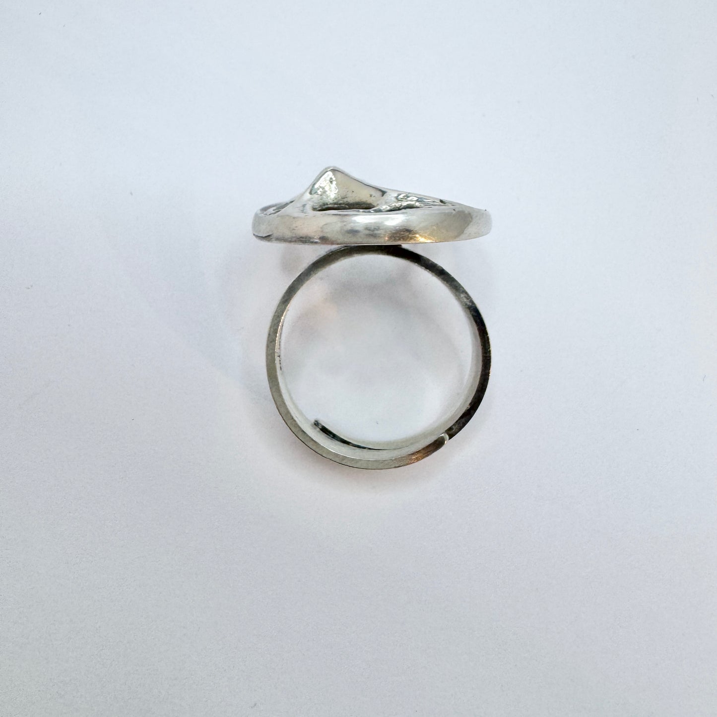 Karl Laine for Sten & Laine, Finland 1974. Vintage Sterling Silver  Ring