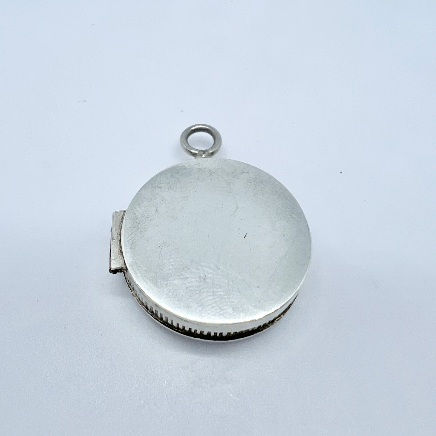 Tobias Kåhre, Sweden c 1840s. Antique Solid Silver Vinaigrette Pendant.