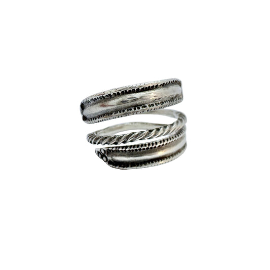 Bengt Hallberg, Sweden. Vintage Sterling Silver Viking Copy Unisex Ring.