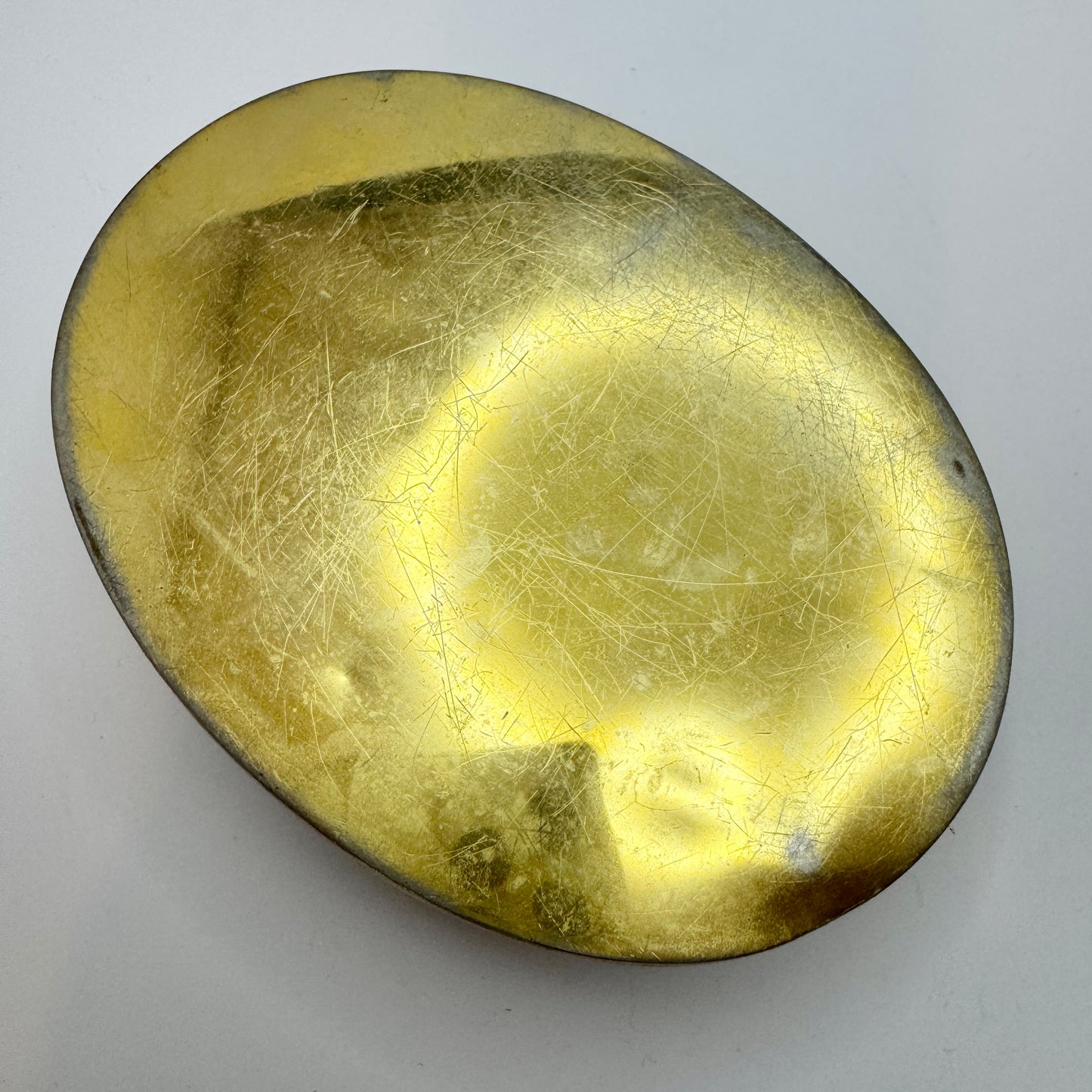 France early 1900s. Antique Yellow Metal Jewelry Casket Box