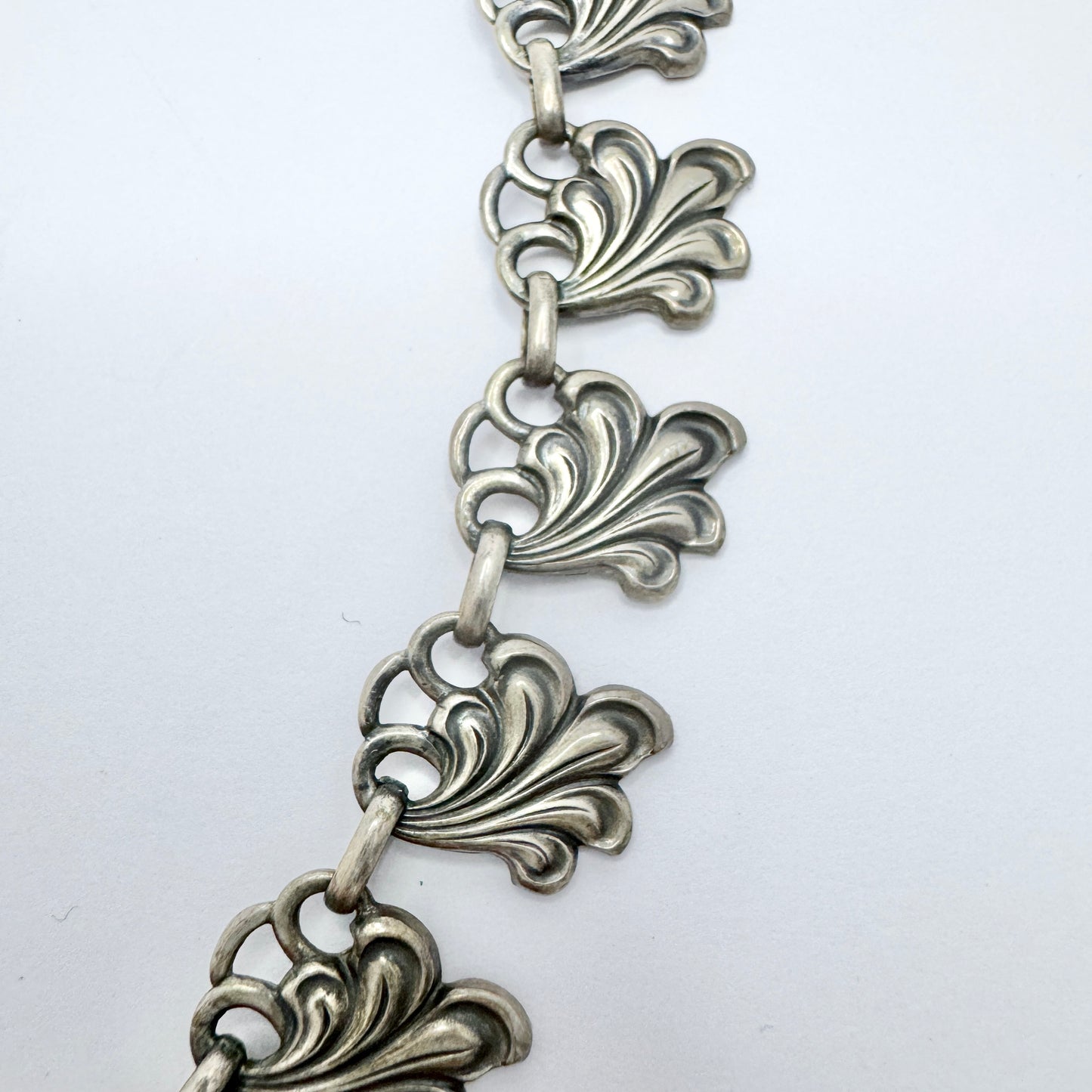 Vintage 1940-50s. Solid Silver Necklace.