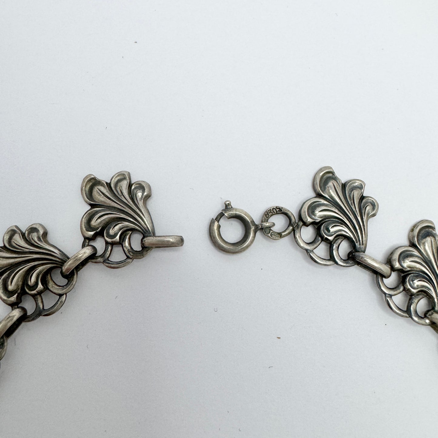 Vintage 1940-50s. Solid Silver Necklace.