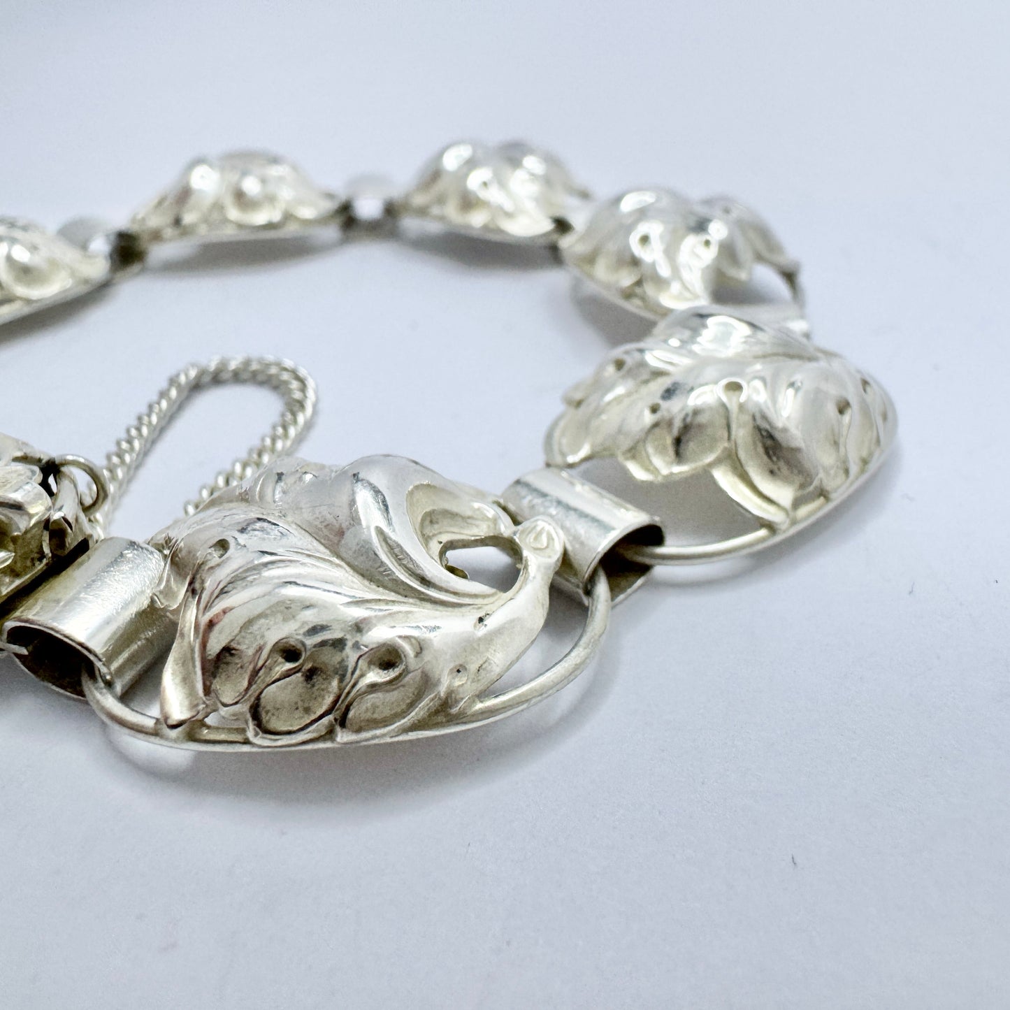 Kaplan, Sweden 1959. Vinage Solid Silver Bracelet.