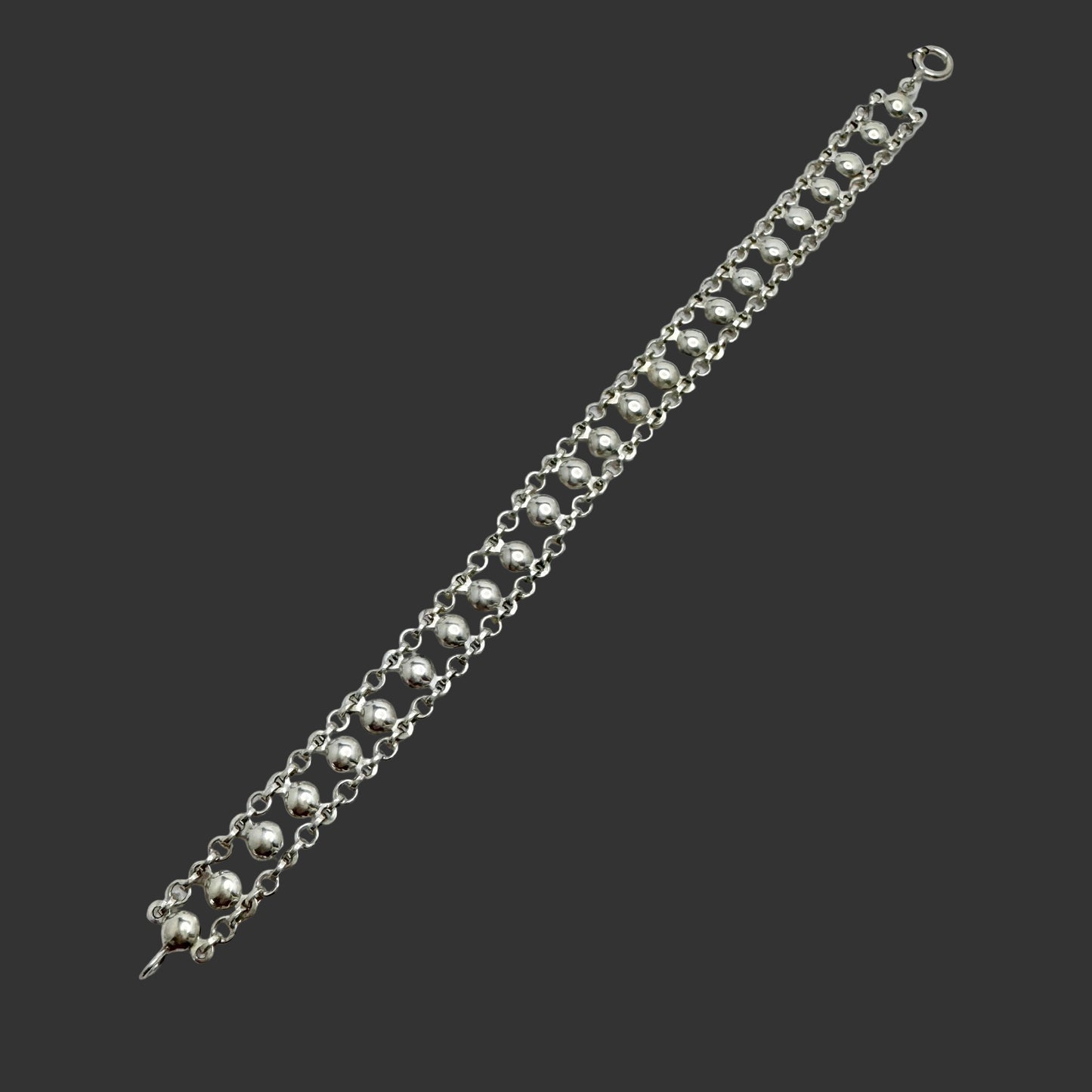 Denmark/Germany 1950-60s. Solid Silver Bracelet.