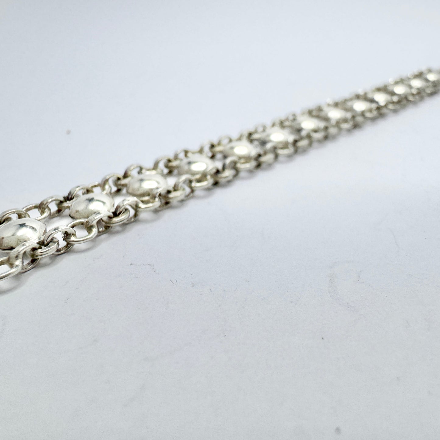 Denmark/Germany 1950-60s. Solid Silver Bracelet.