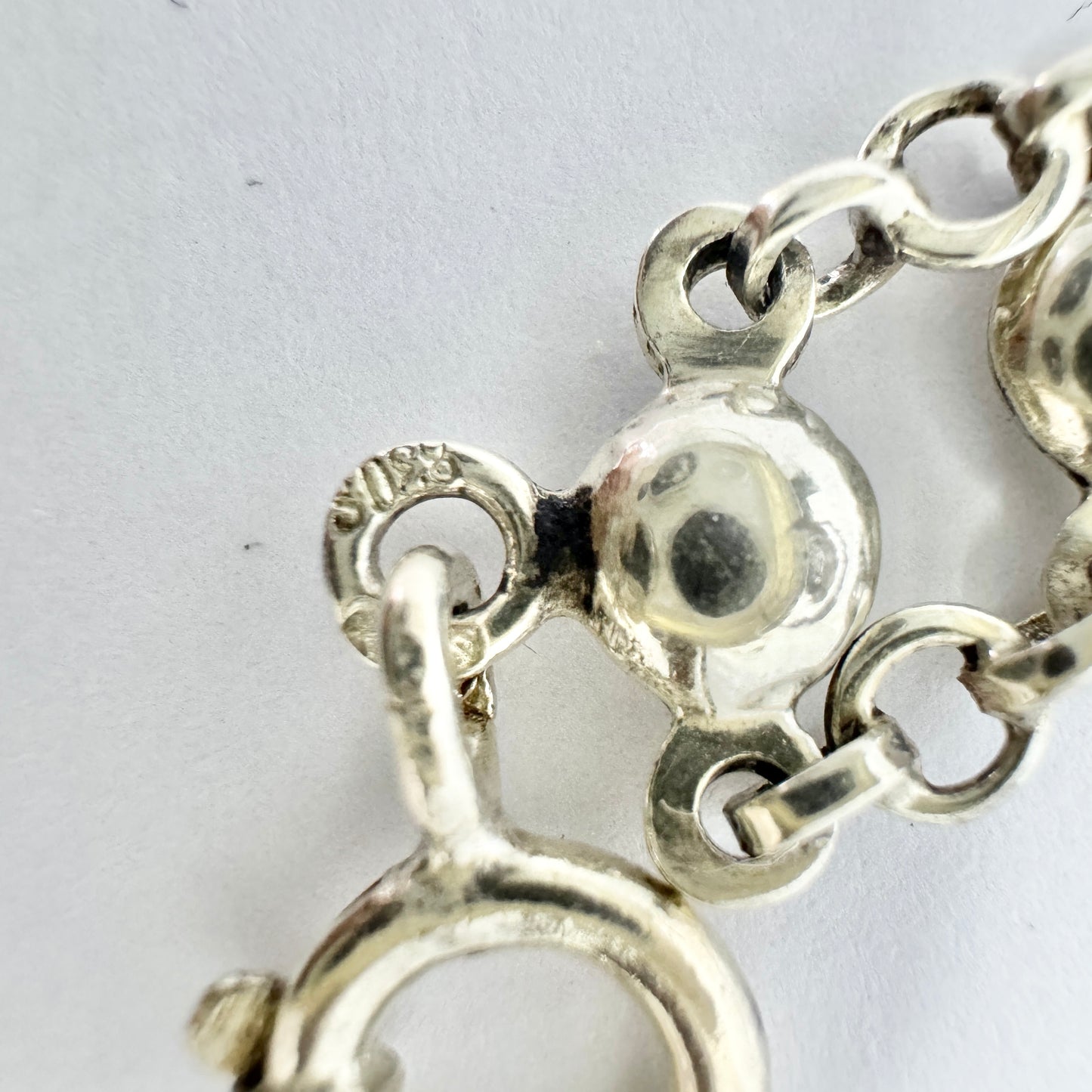 Denmark/Germany 1950-60s. Solid Silver Bracelet.