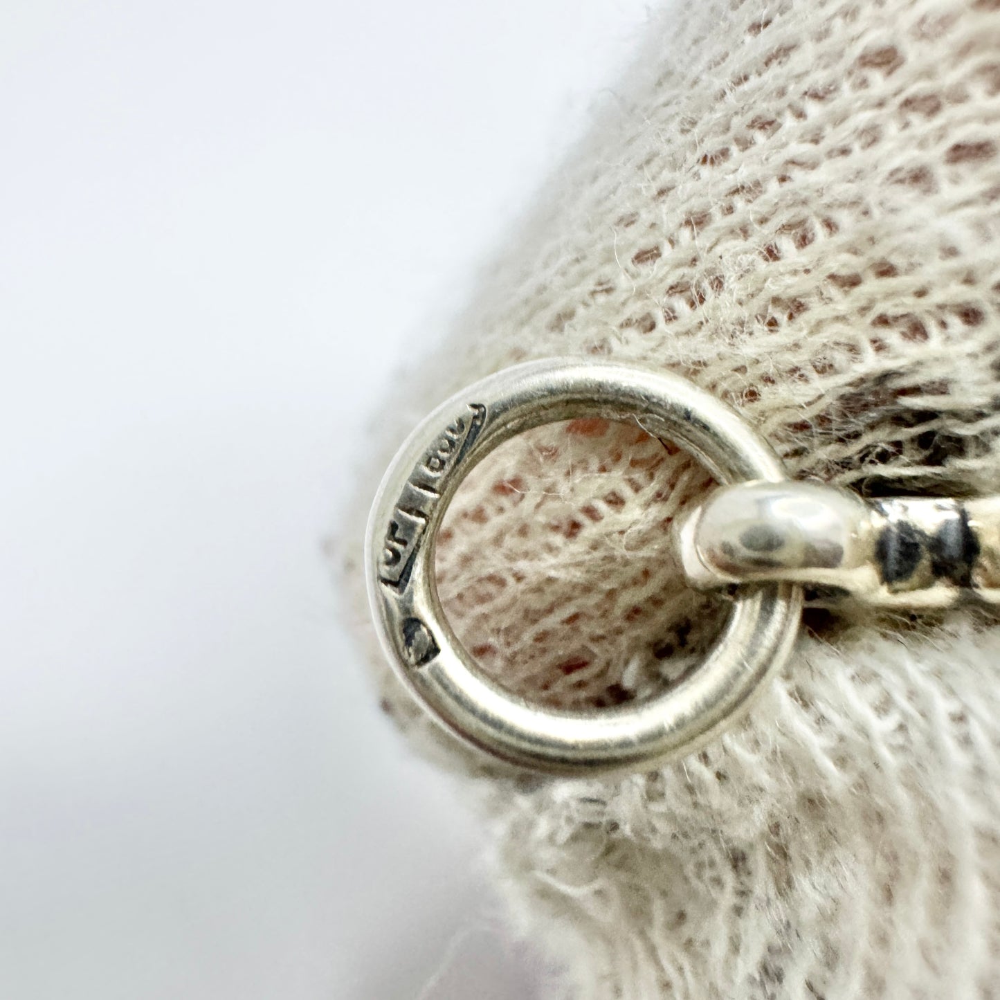 Finland. Vintage Solid Silver Cross Pendant.