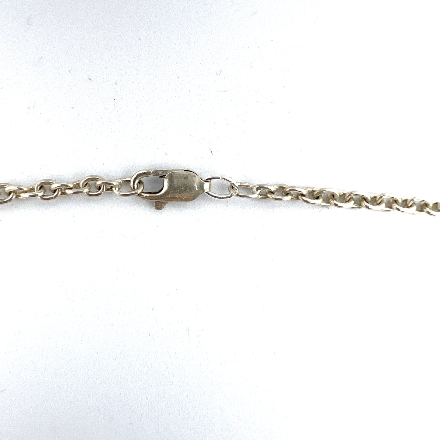 Efva Attling, Sweden. Vintage Sterling Silver Rose Petal Necklace.