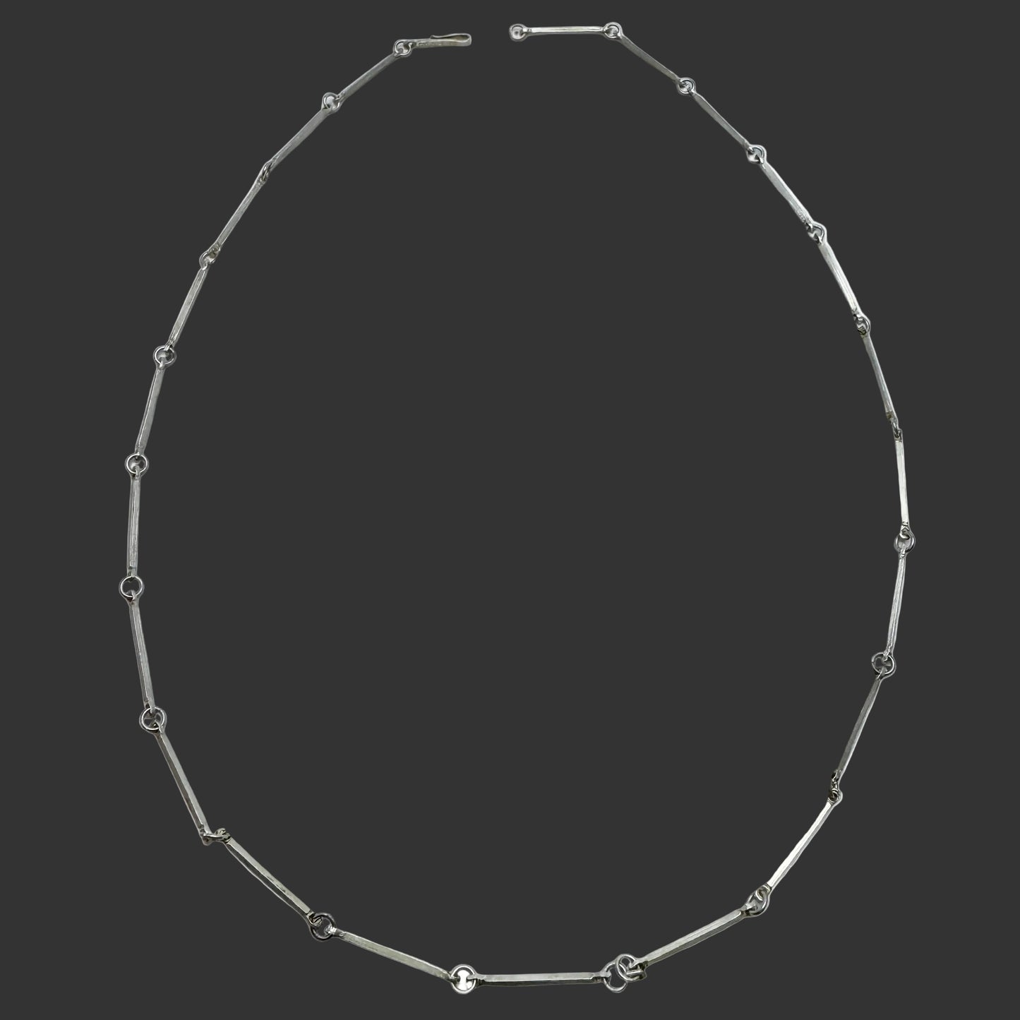 H Andersson, Sweden 1948. VIntage Sterling Silver Link Chain Necklace