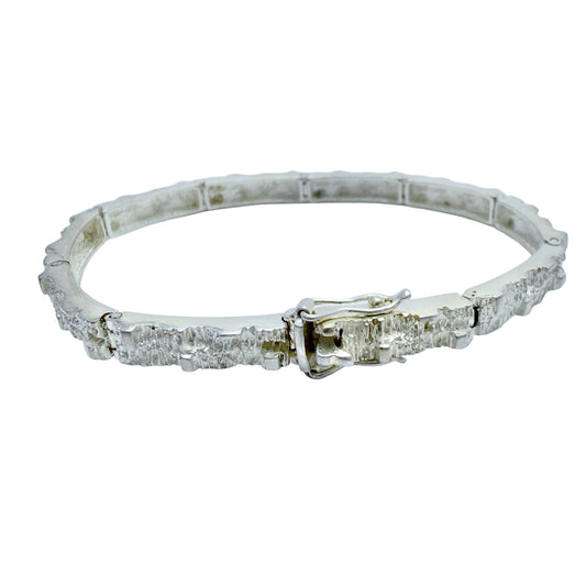 Vintage year 1988 Scandinavian Sterling Silver Bracelet.