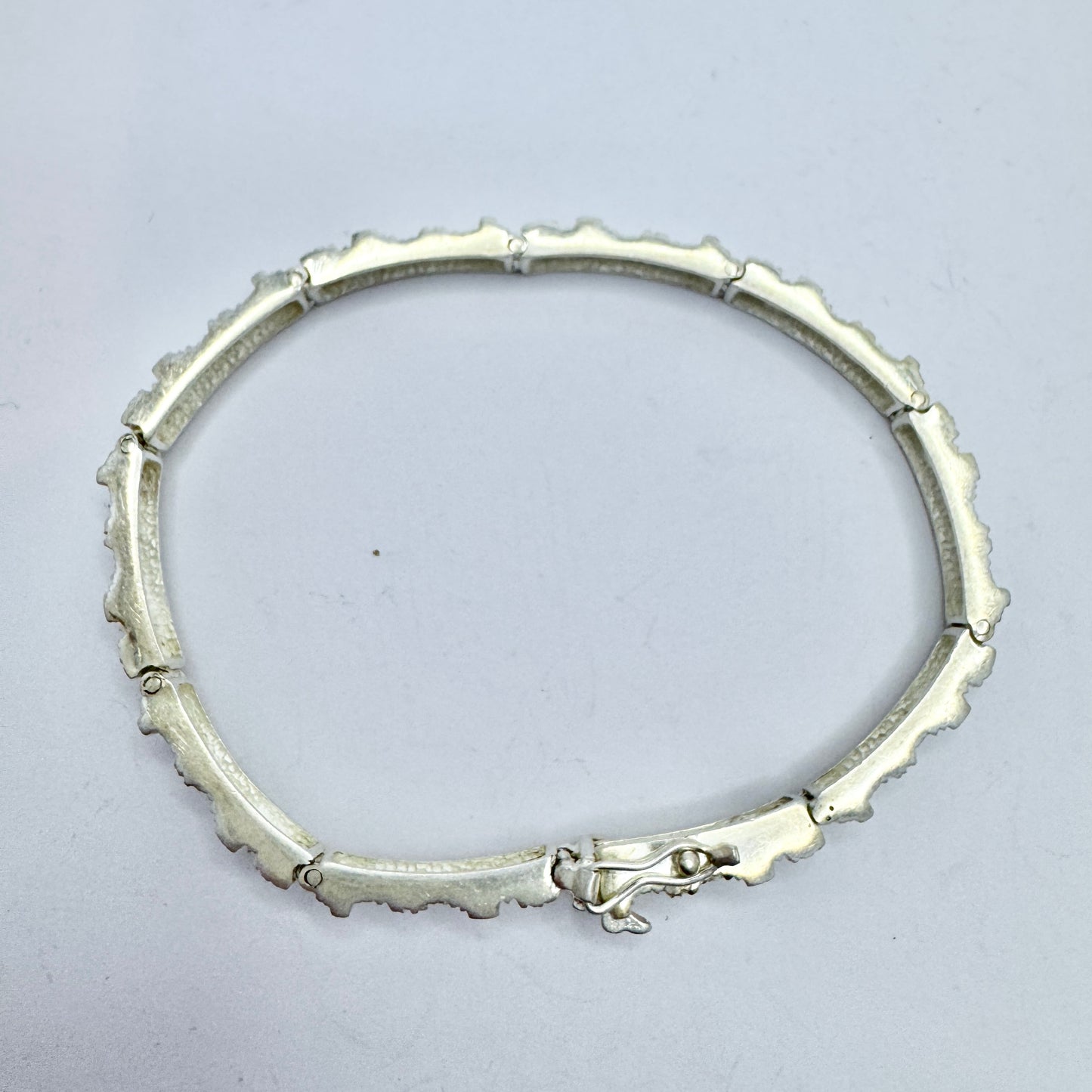 Vintage year 1988 Scandinavian Sterling Silver Bracelet.