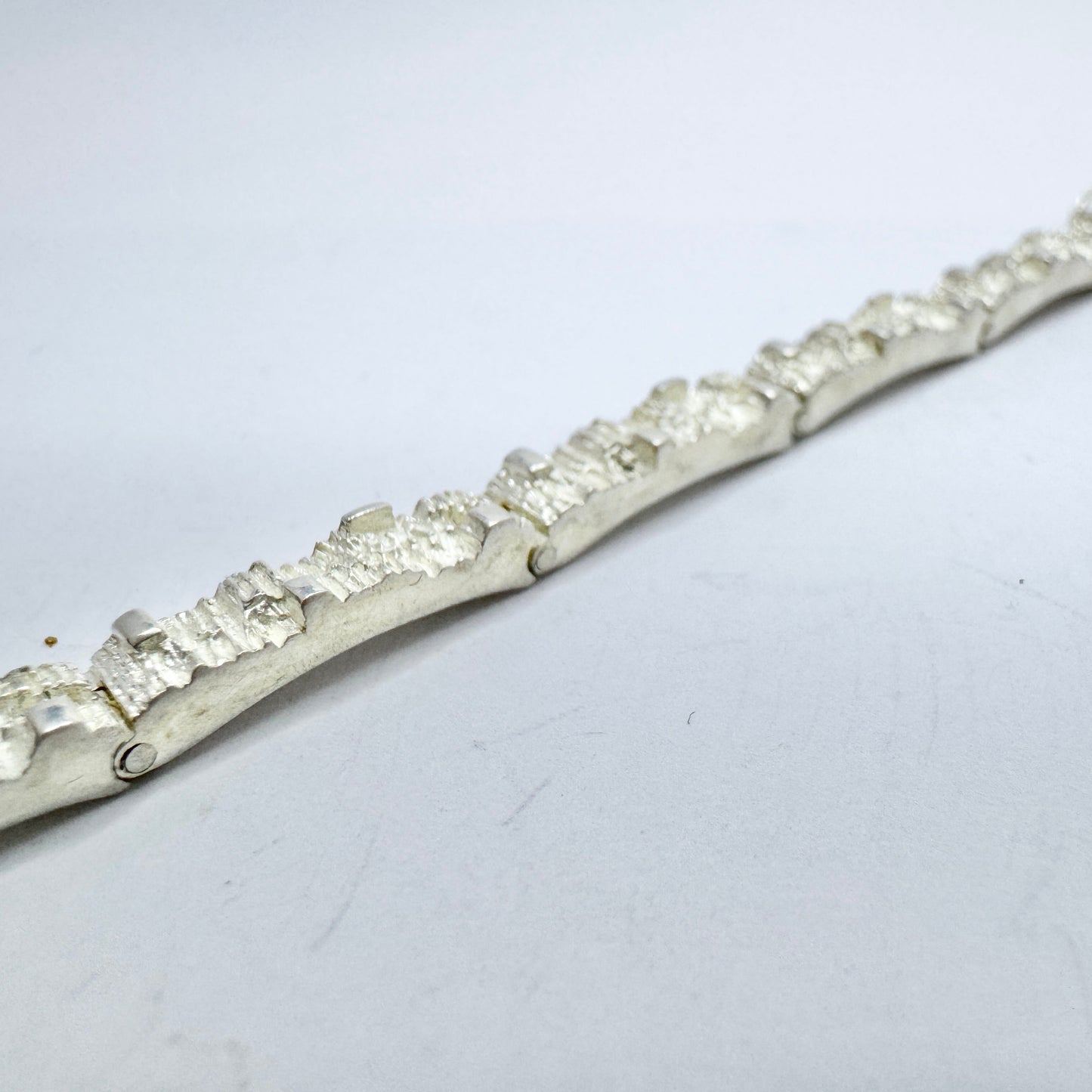 Vintage year 1988 Scandinavian Sterling Silver Bracelet.