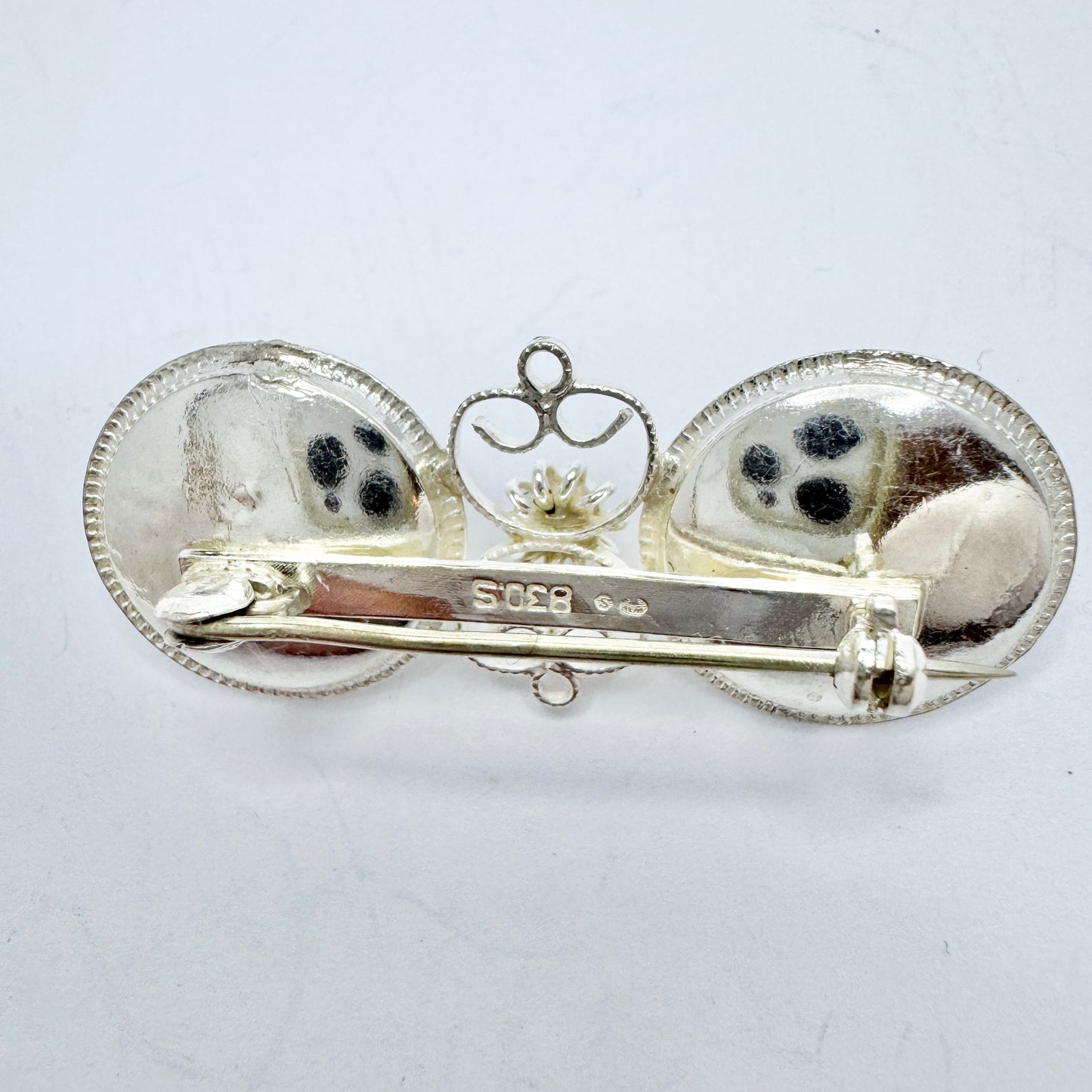 Norway. Vintage Traditional Bunads Brooch in Solid Silver.