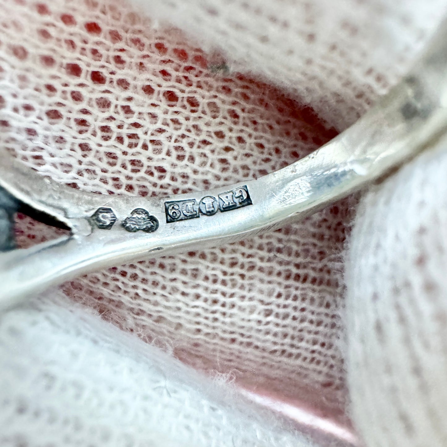 Kaplan, Sweden 1954. Vintage Solid Silver Ring.