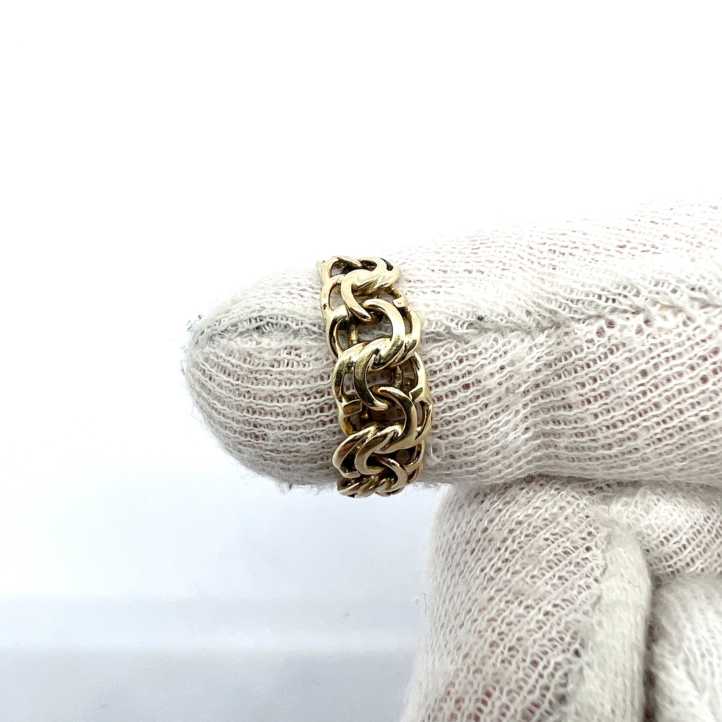 EC, Denmark c 1950s. Vintage 14k Gold Bismarck Ring.