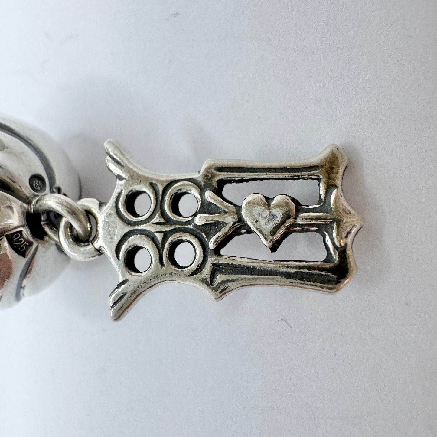 Kalevala Koru, Finland. Vintage Sterling Silver Pendant Necklace.