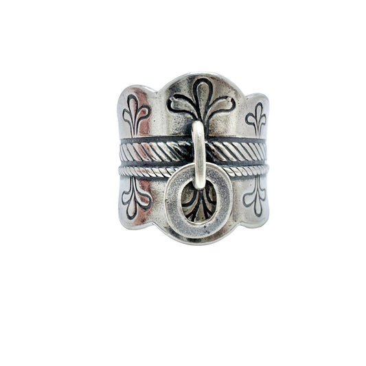 Kalevala Koru, Finland. Vintage Sterling Silver Sami / Laplander Ring.