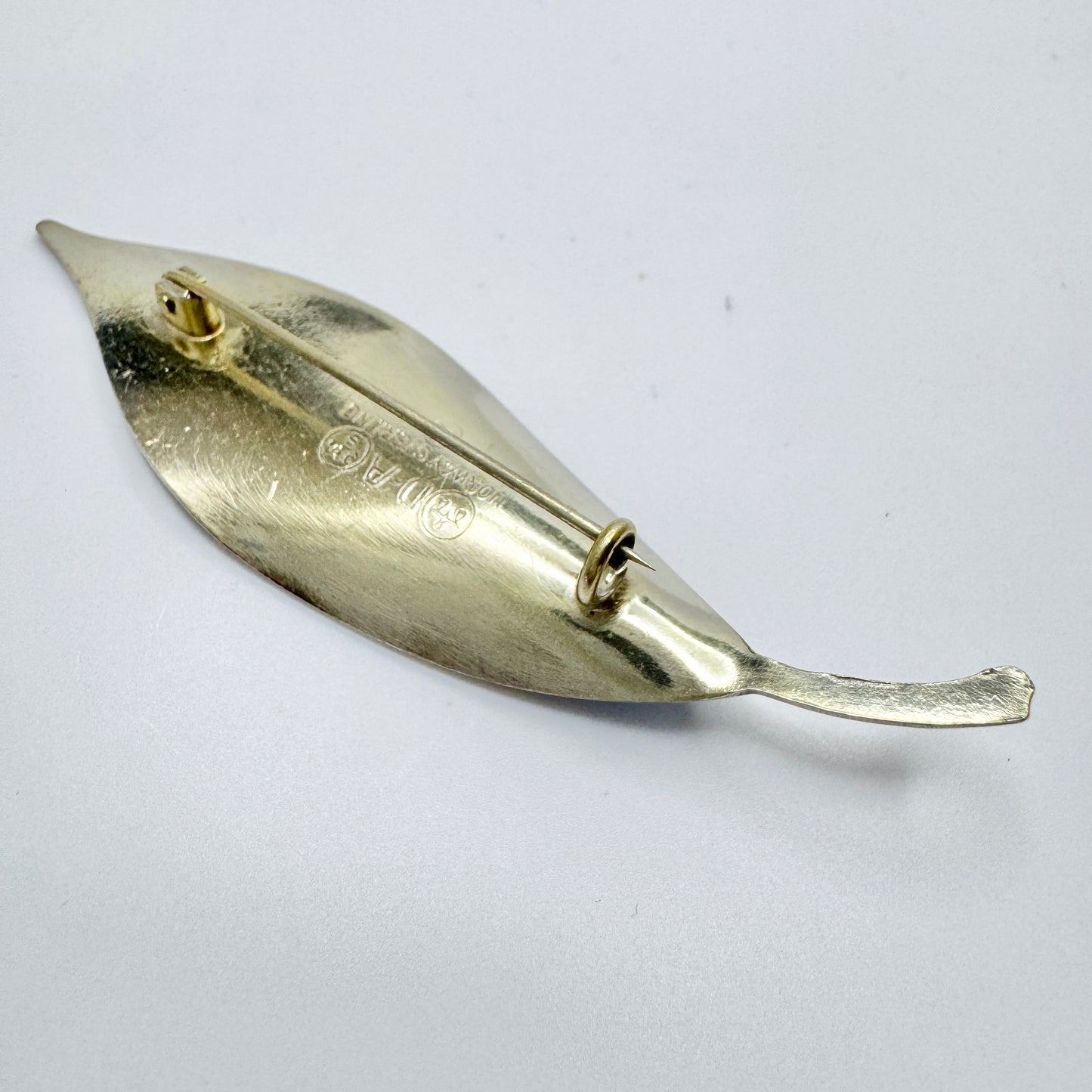 Willy Winnaess for David Andersen, Norway. Vintage Sterling Silver Brooch.