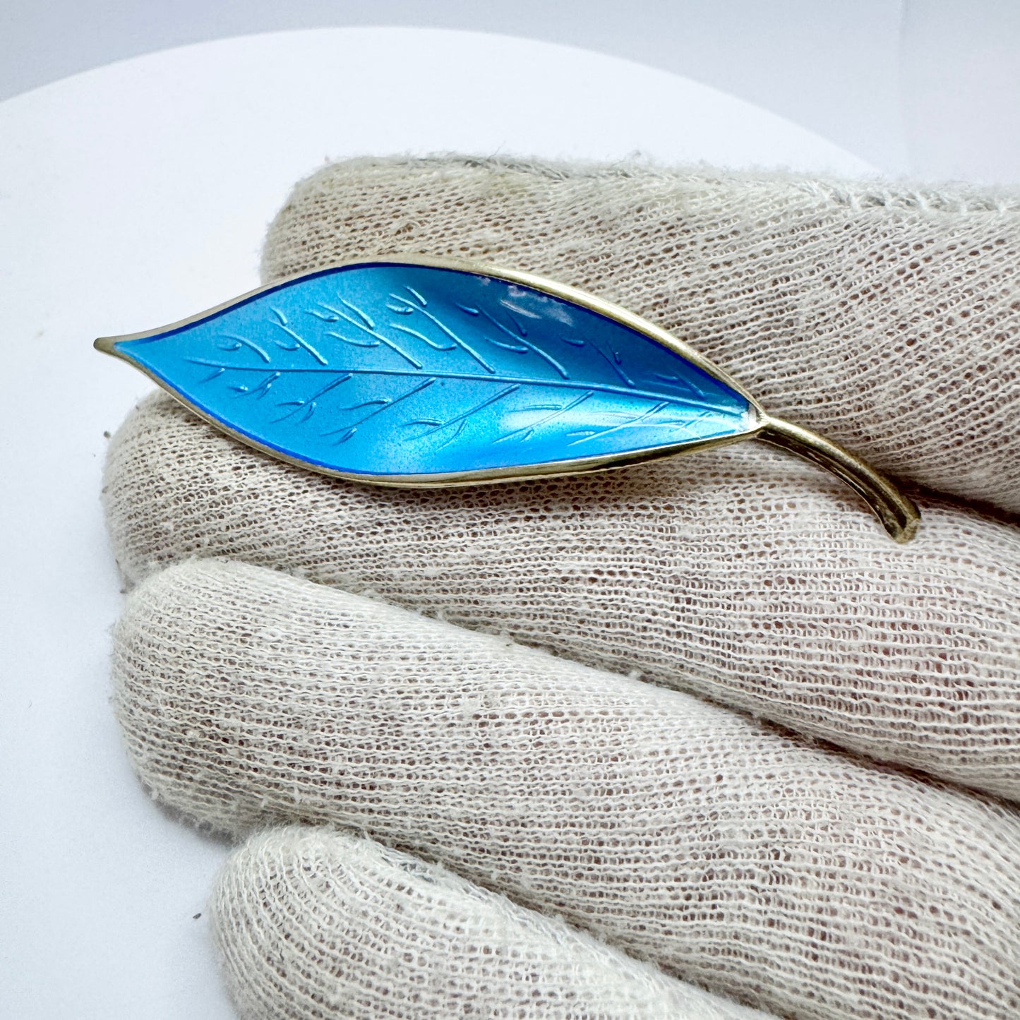 Willy Winnaess for David Andersen, Norway. Vintage Sterling Silver Brooch.