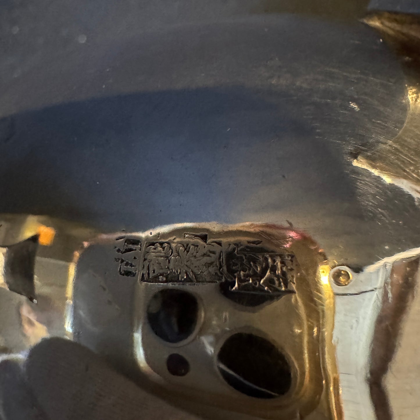 Antique Chinese Export Solid Silver Sauce Boat. 226 gram