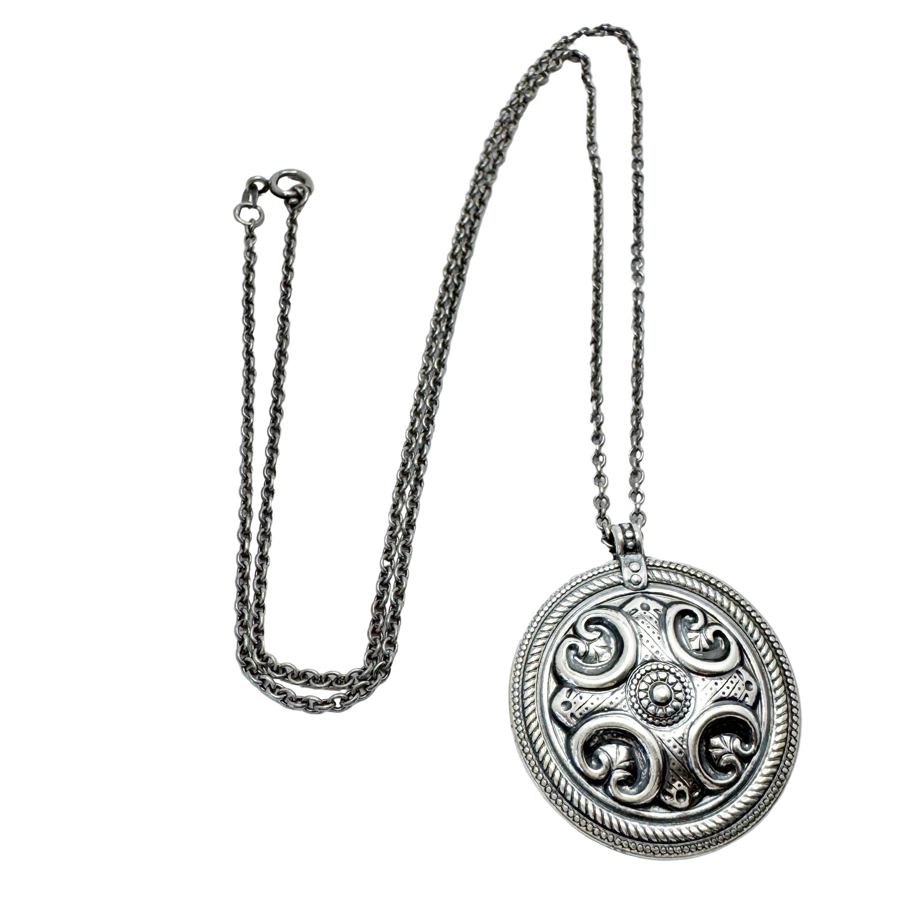 Kalevala Koru, Finland 1996. Vintage Sterling Silver Pendant