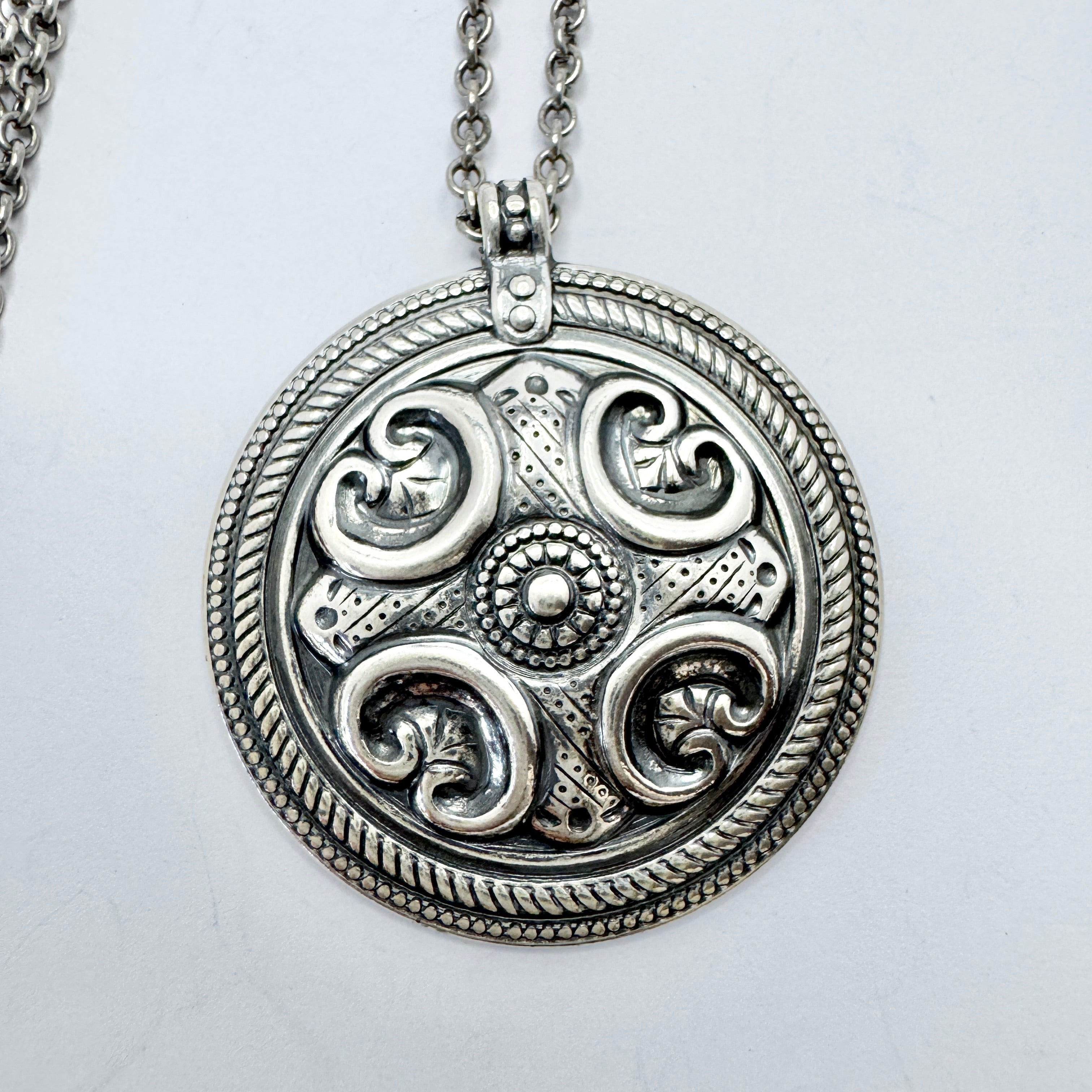 Kalevala Koru, Finland 1996. Vintage Sterling Silver Pendant