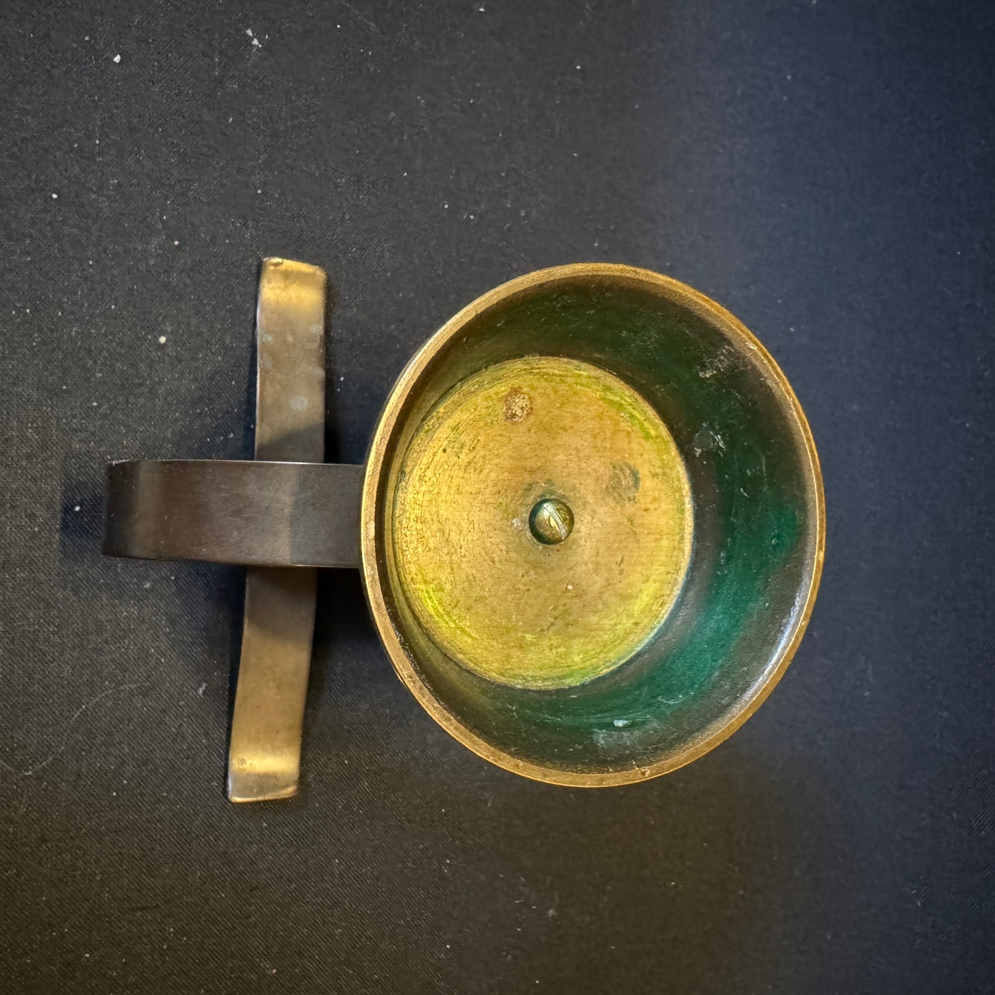 Art Deco Ca 1930 Bronze Candle Holder