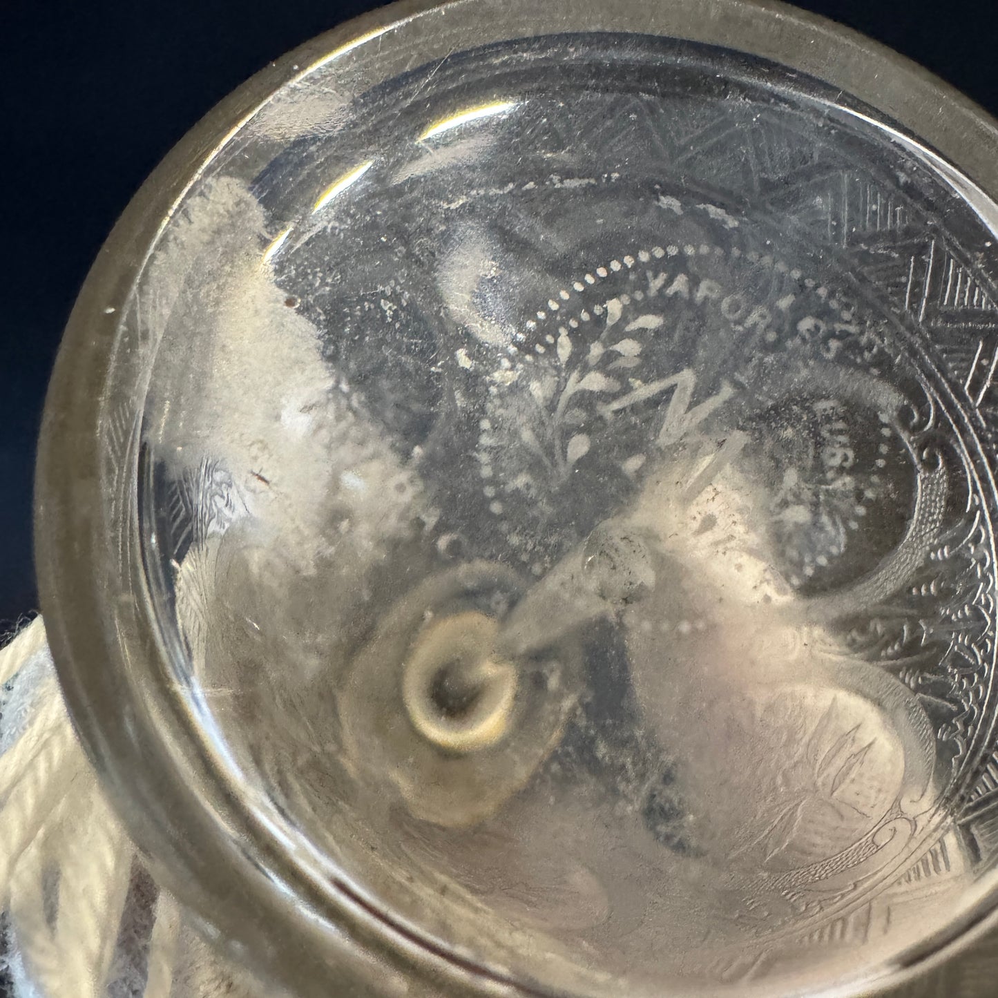 BACCARAT, France. Early 1900s. Antique Glass Perfume Atomizer