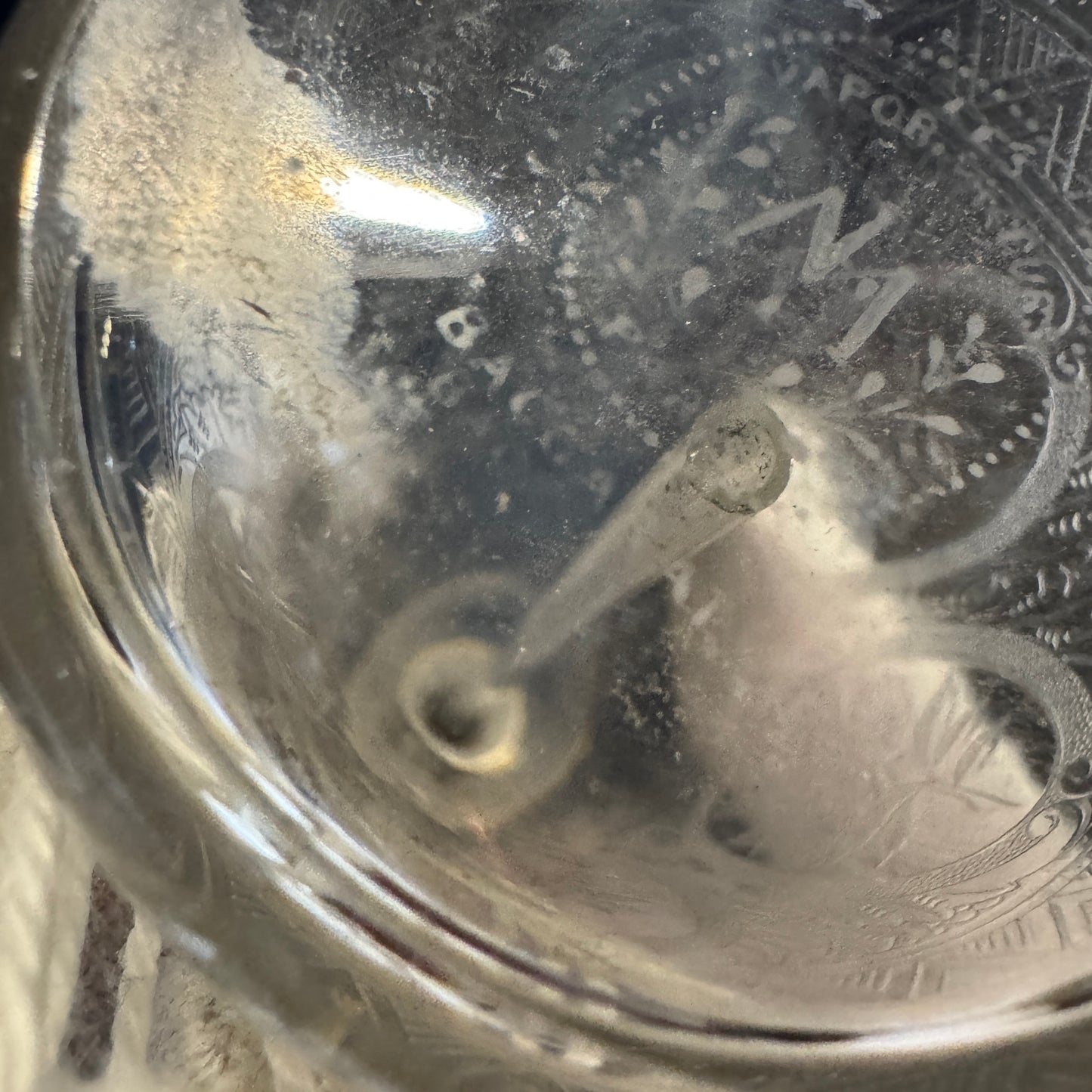 BACCARAT, France. Early 1900s. Antique Glass Perfume Atomizer