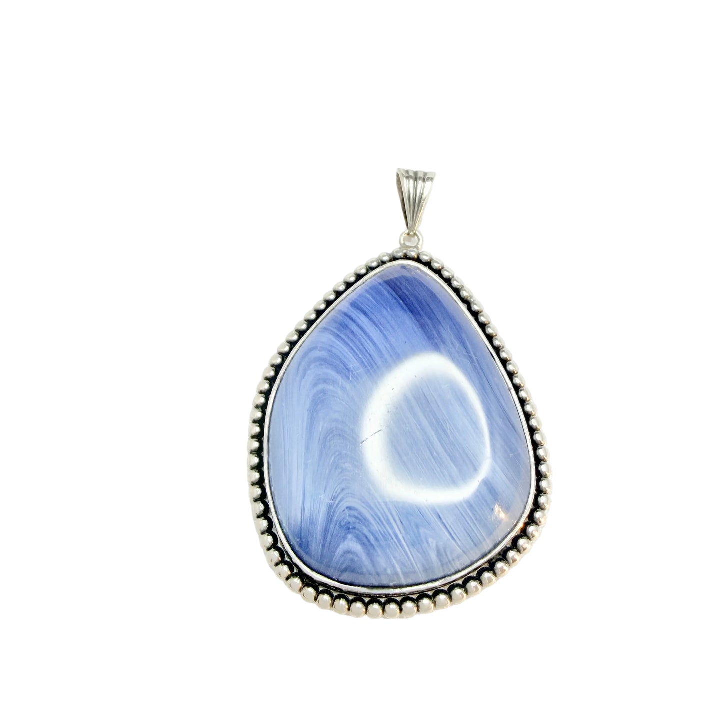 Gösta Eriksson, Sweden 1968. Vintage Sterling Silver Bergslagen-stone Pendant.