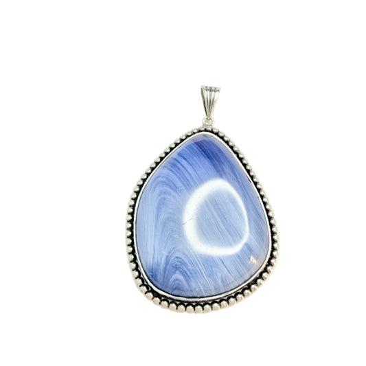 Gösta Eriksson, Sweden 1968. Vintage Sterling Silver Bergslagen-stone Pendant.
