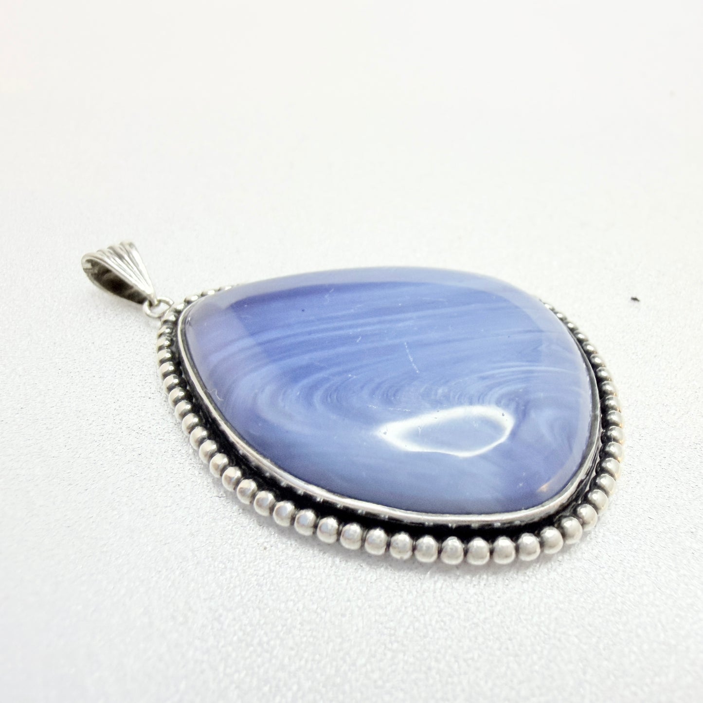 Gösta Eriksson, Sweden 1968. Vintage Sterling Silver Bergslagen-stone Pendant.