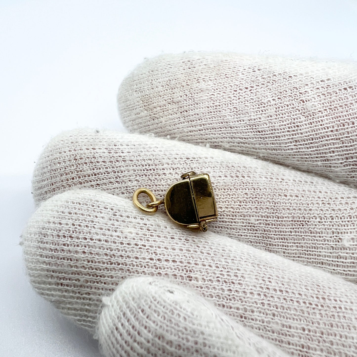 Wells, Vintage 12k Gold-filled Novelty Charm. Ring in Ring Box.