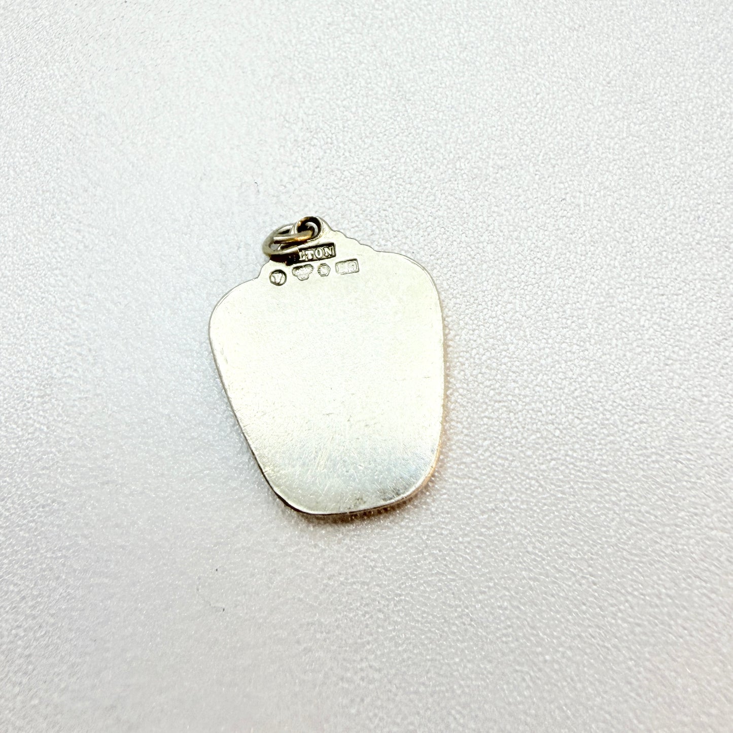Alton, Sweden 1962. Vintage Solid Silver Zodiac Cancer Charm Pendant.