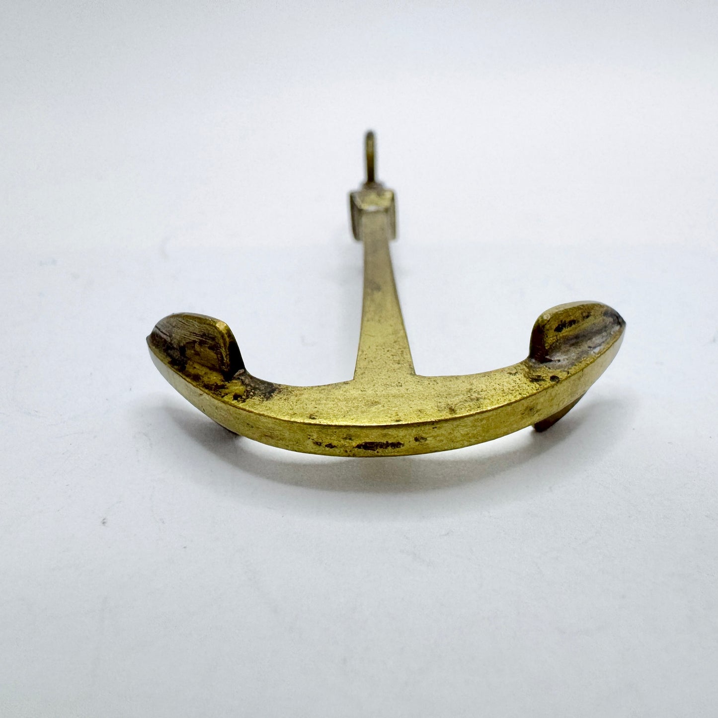 Large Antique Bronze Christian Faith Anchor Pendant