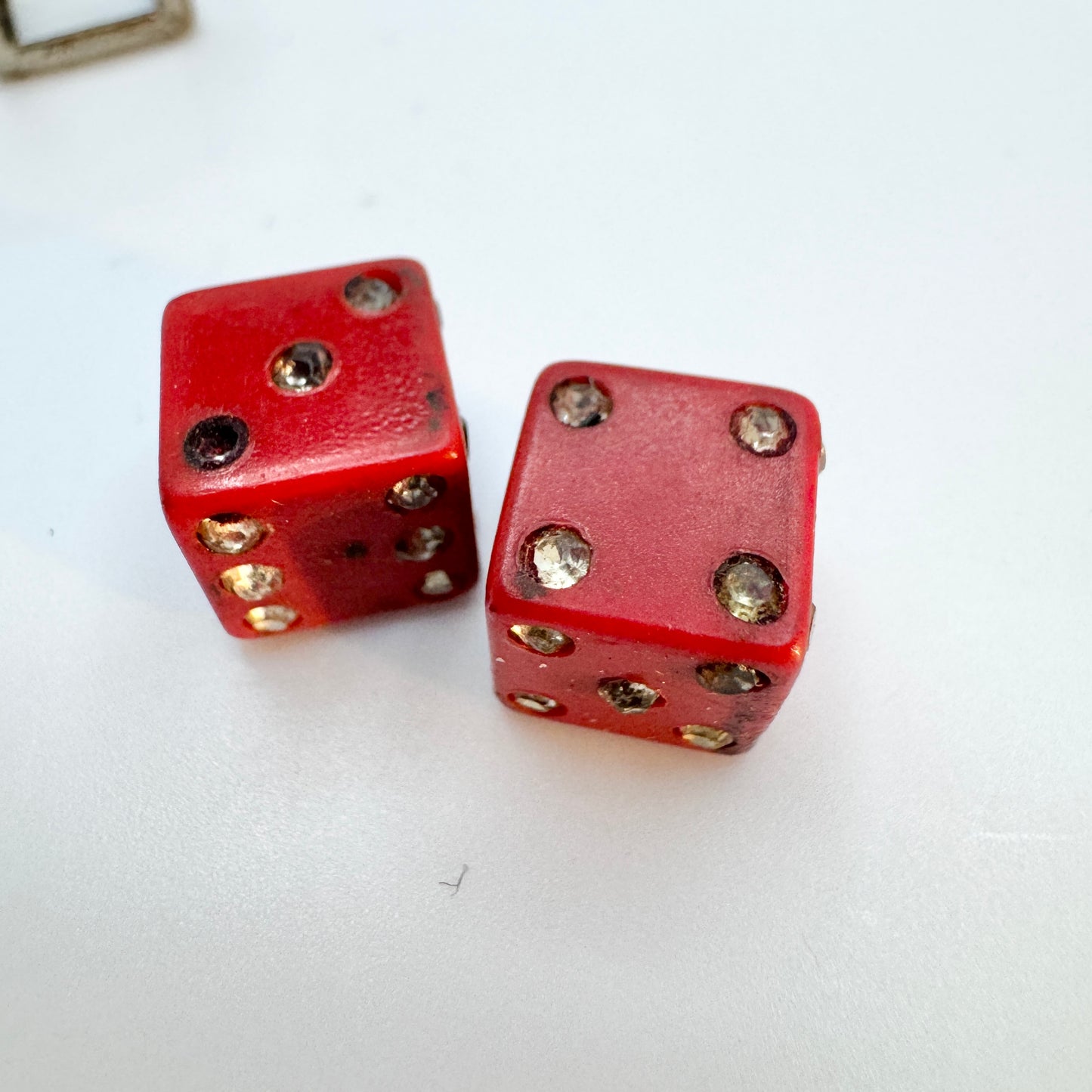 Vintage c 1950s. Dice Charm.