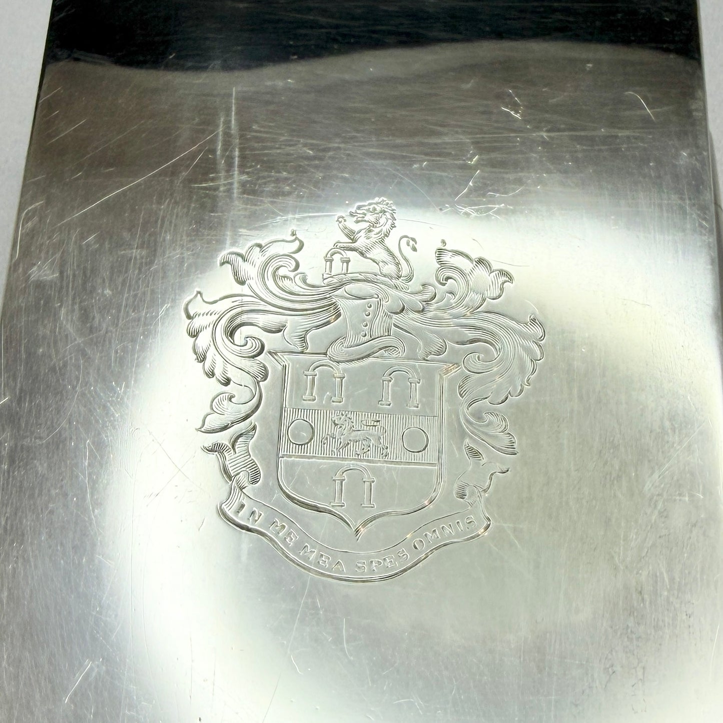 Gerald Benney. Vintage Sterling Silver Desk Notepad. Provenance: Marjorie Merriweather Post, Mar-a-Lago, Florida.