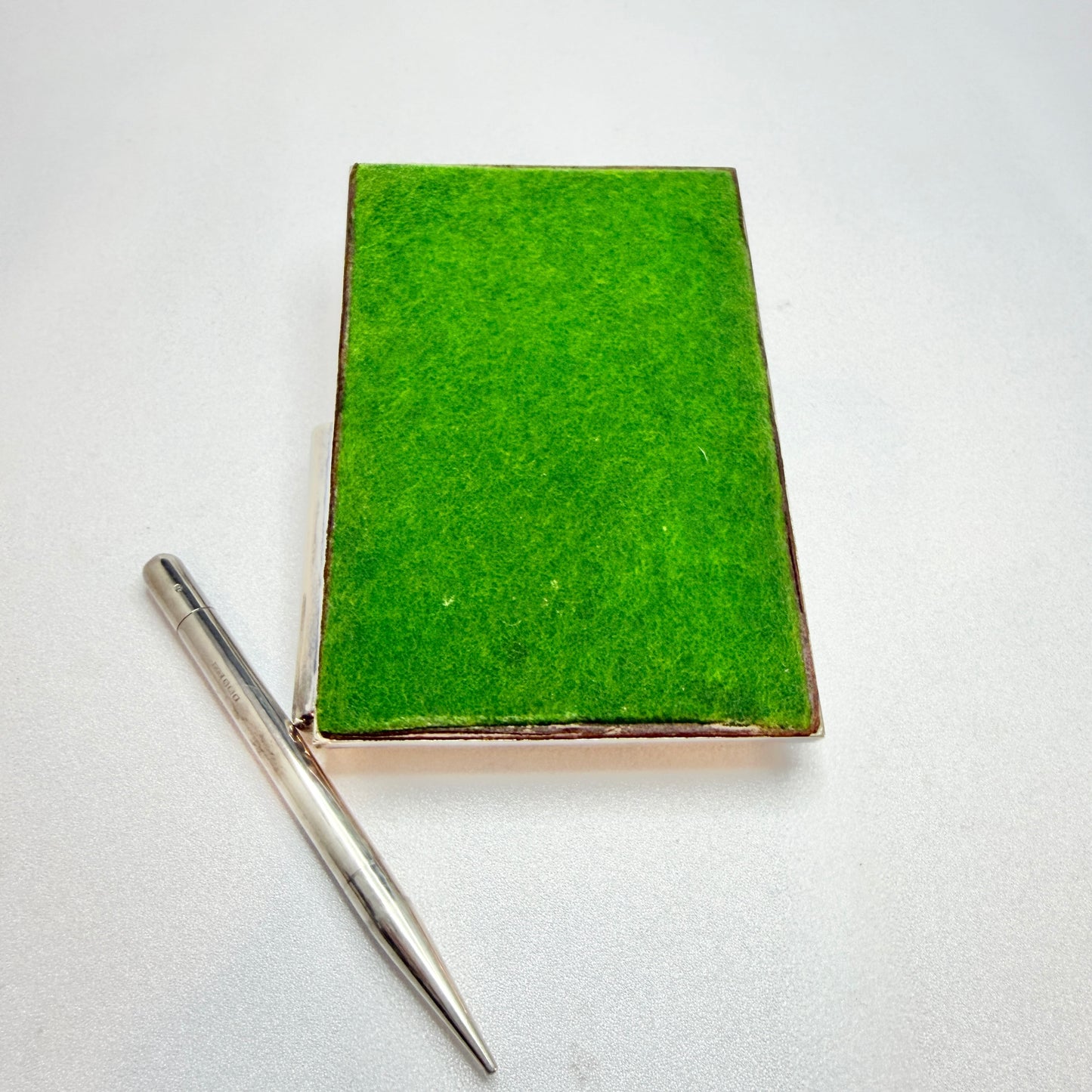 Gerald Benney. Vintage Sterling Silver Desk Notepad. Provenance: Marjorie Merriweather Post, Mar-a-Lago, Florida.